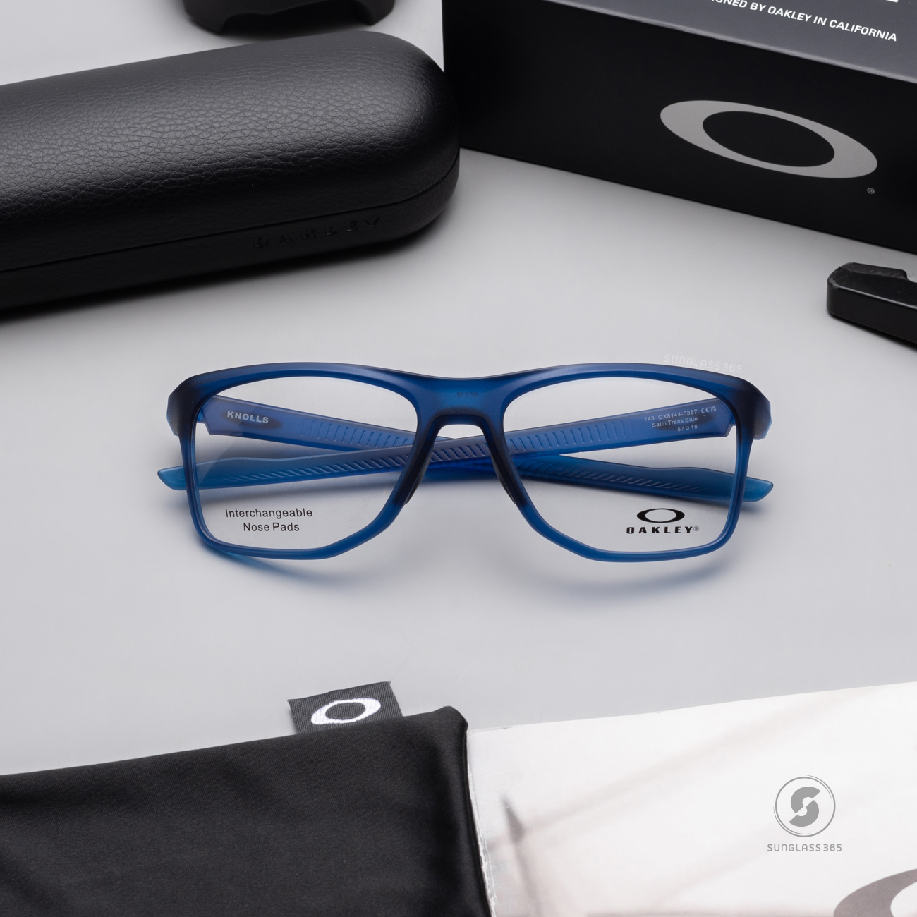 Oakley Knolls OX8144-03 Satin Transparent Blue