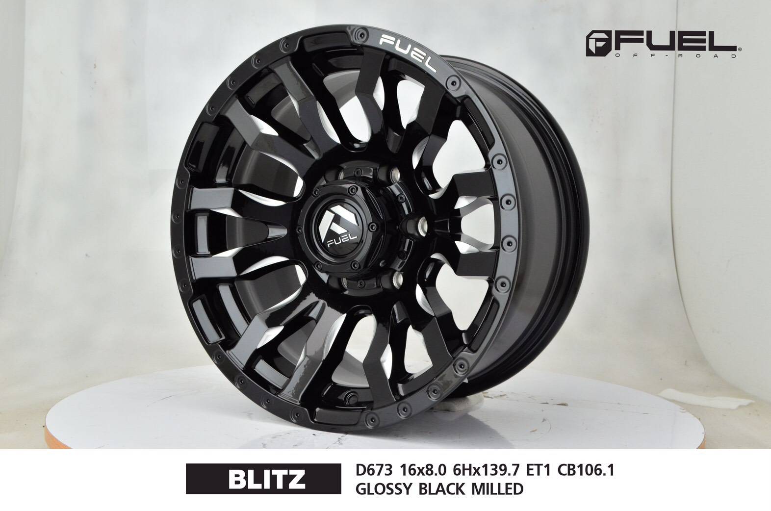 ล้อแม็ก USA. แท้ FUEL BLITZ D675 16x8 6x139.7 ET+1 ราคาพิเศษ
