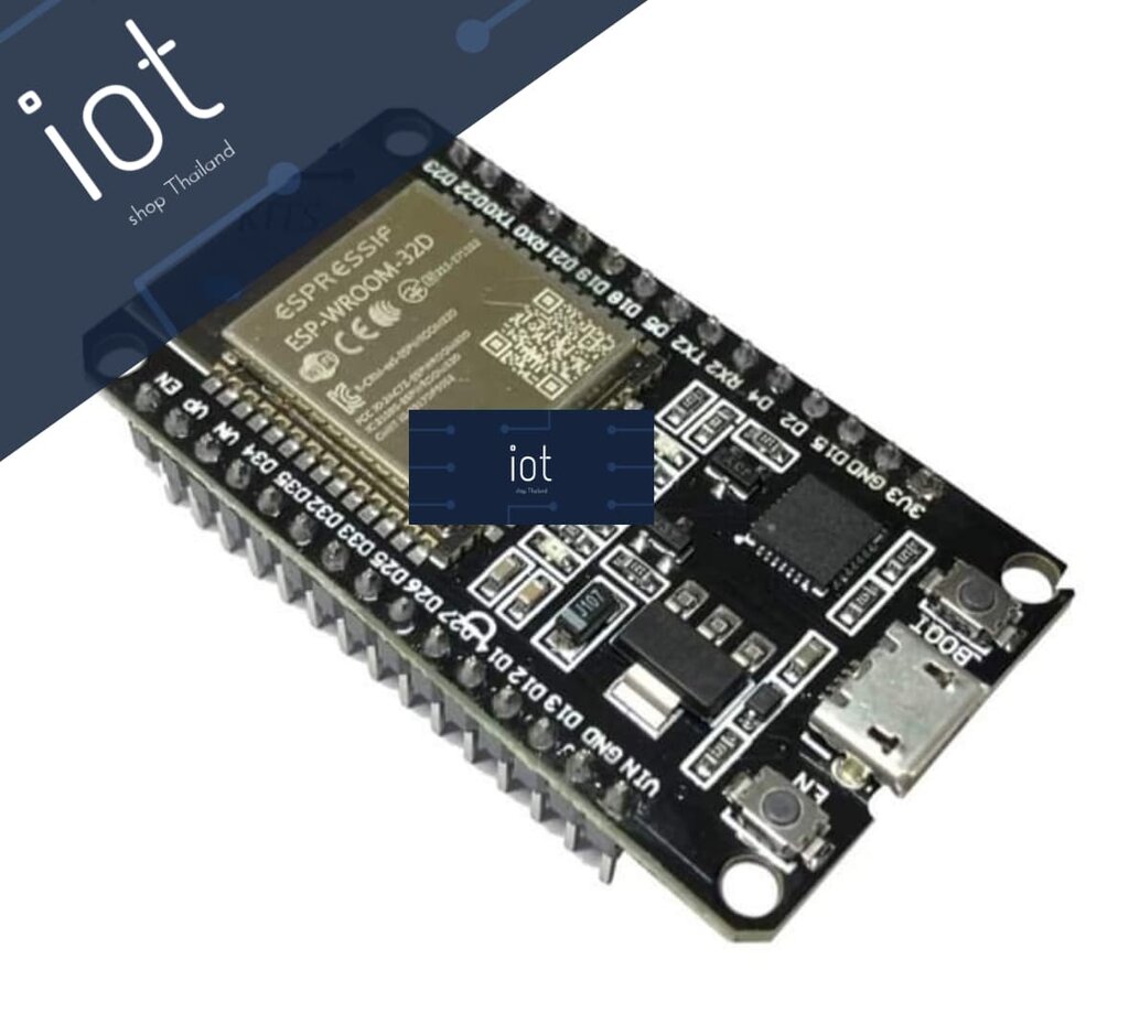 ESP-32 ESP-32S Development Board WiFi Bluetooth Dual Cores รุ่น 30 Pins