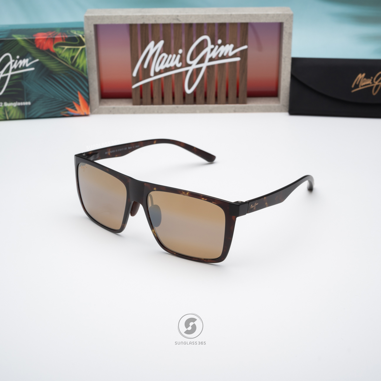 แว่นกันแดด Maui Jim HONOKALANI MJ H455 10 HCL Bronze