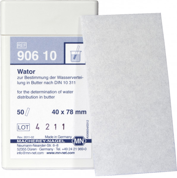 Wator 90610 กระดาษวัดปริมาณน้ำในเนย