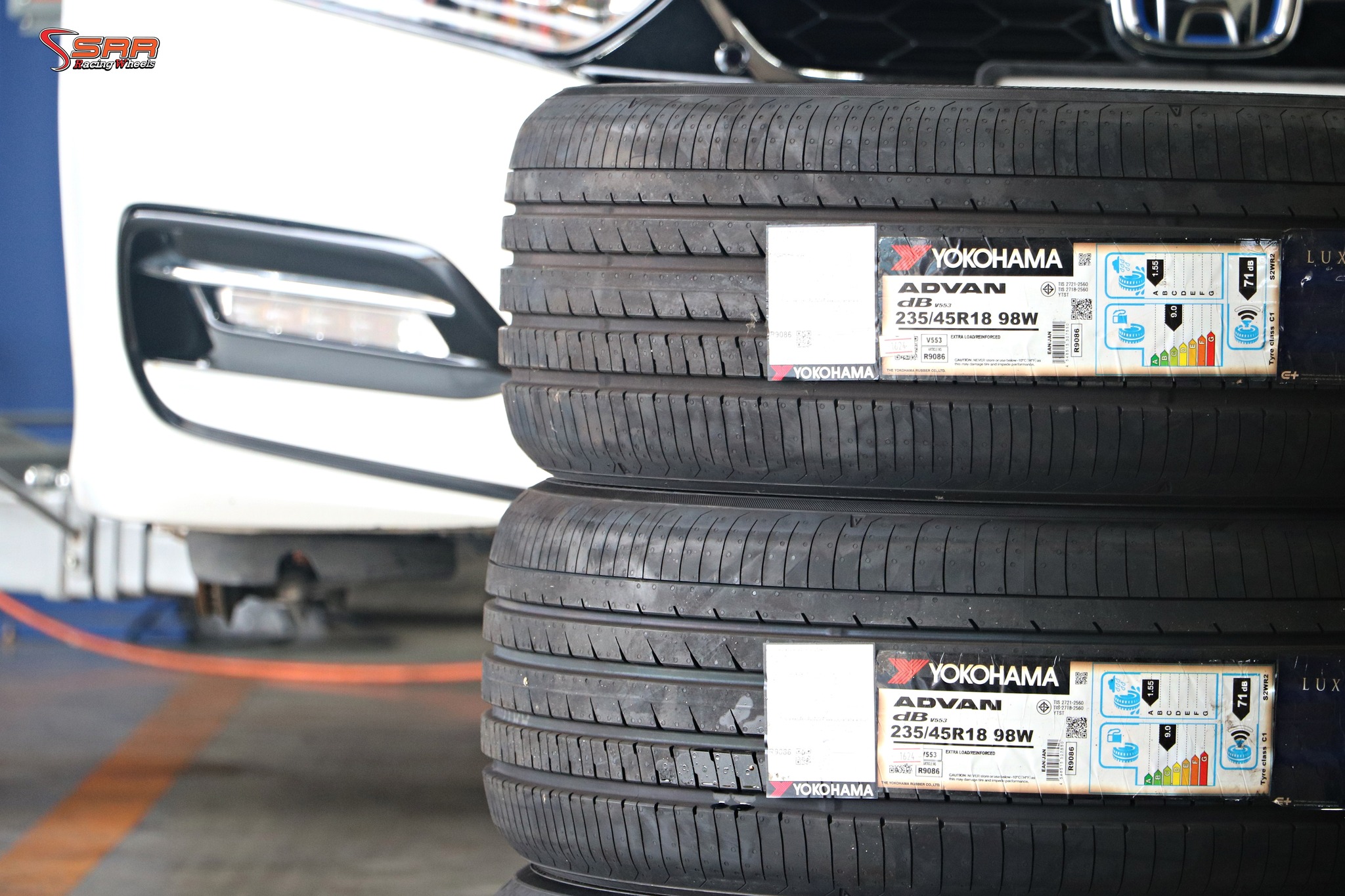YOKOHAMA V553 ปี25 ขนาด 235/45R18