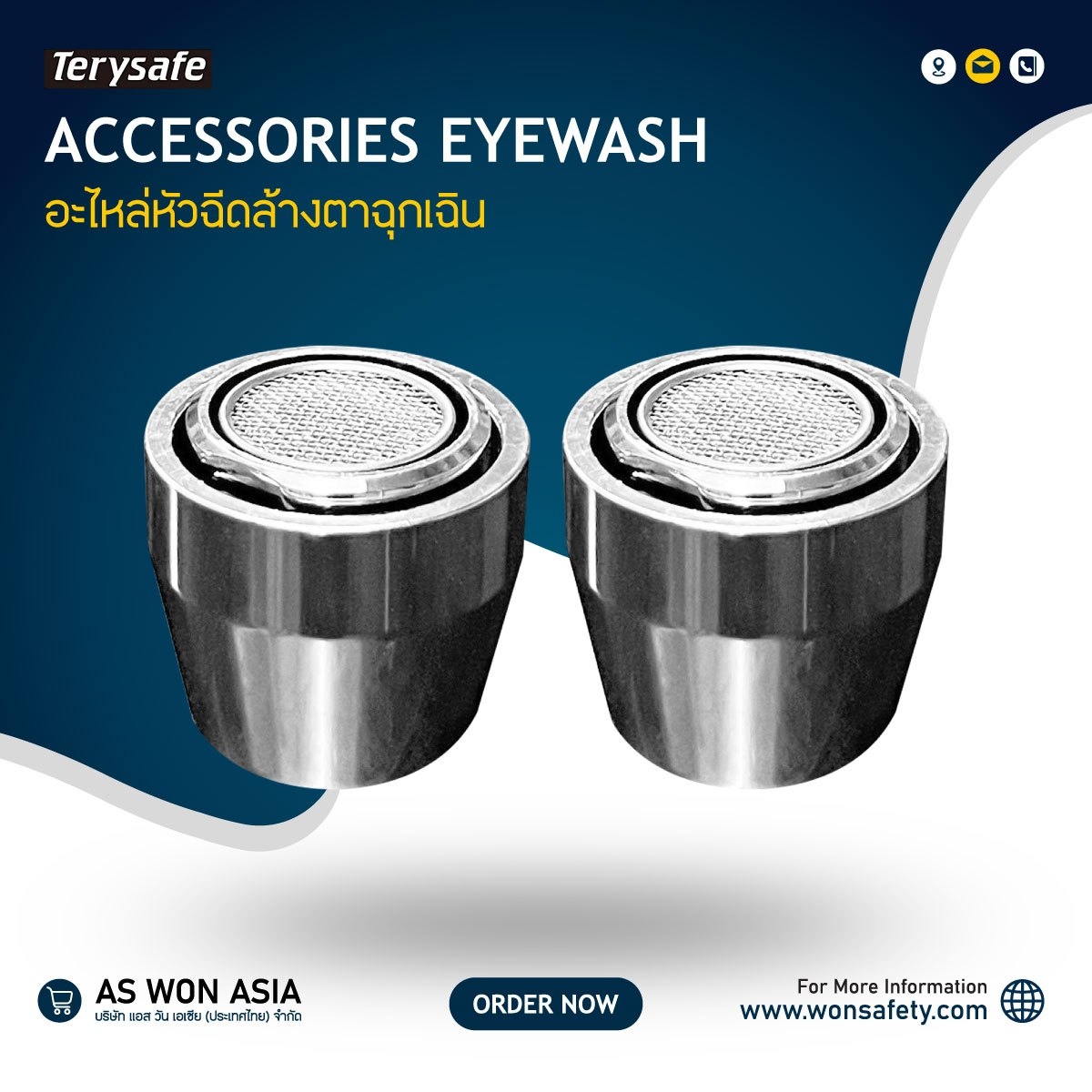 Spare part Emergency eyewash MODEL: SS-SH100