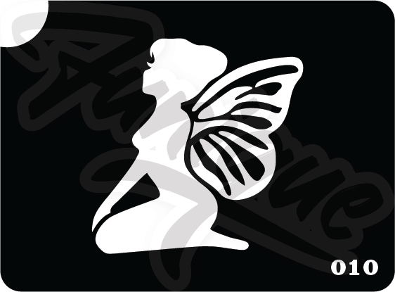 SET 7 Stencil บล็อกสติกเกอร์ รอยสักกากเพชร เพ้นท์กากเพชร กลิตเตอร์ Funique สติ๊กเกอร์ แบบลาย DIY งานประดิษฐ์