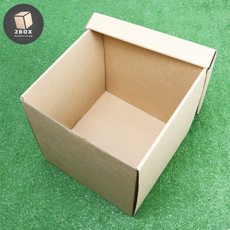 กล่องของขวัญสีน้ำตาล กล่องลูกฟูกทรงยาว ทรงจตุรัส กล่องลูกฟูก หนา 3 ชั้น แข็งแรง กล่องของขวัญ กล่องเก็บของอเนกประสงค์