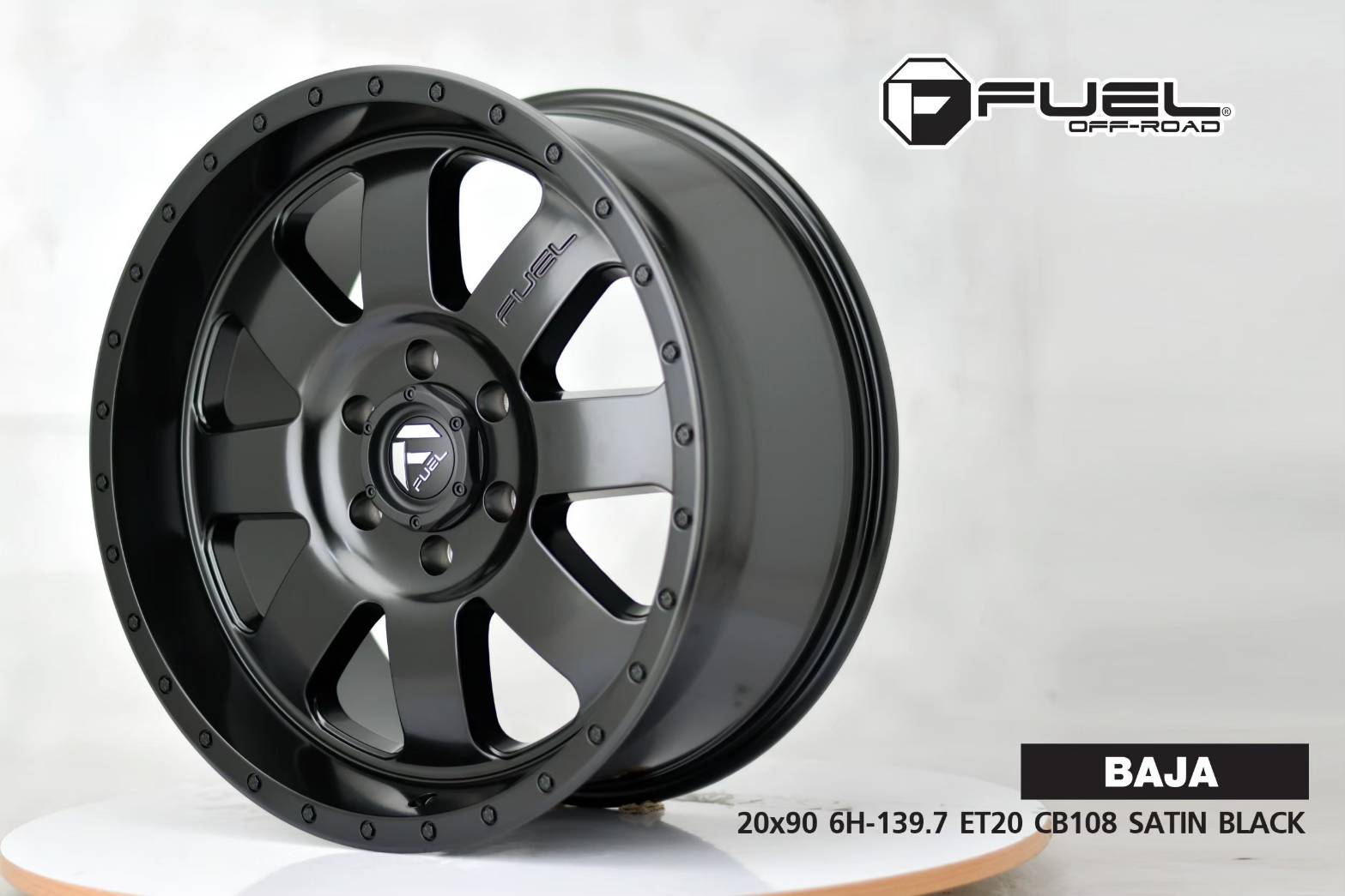 ล้อแม็ก USA. แท้ FUEL BAJA D628 20x9 6x139.7 ET+20