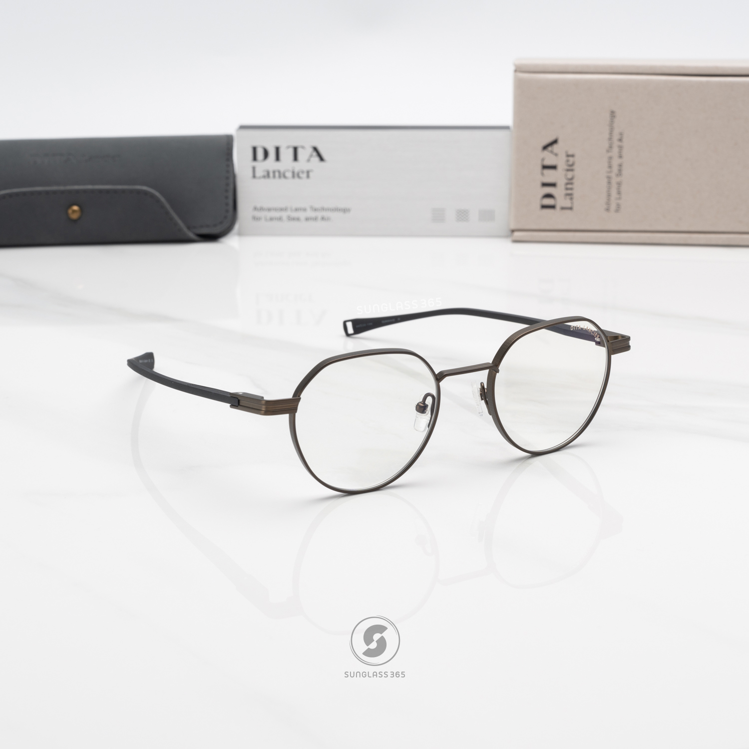 แว่นสายตา DITA LANCIER DLX420 A 02 with Blue Control Lens