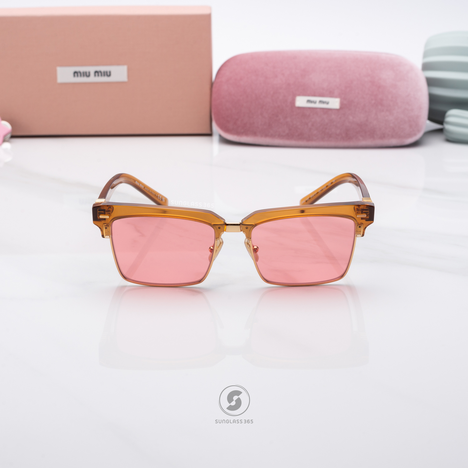 แว่นกันแดด Miu Miu Glimpse MU10ZS 15T1D0