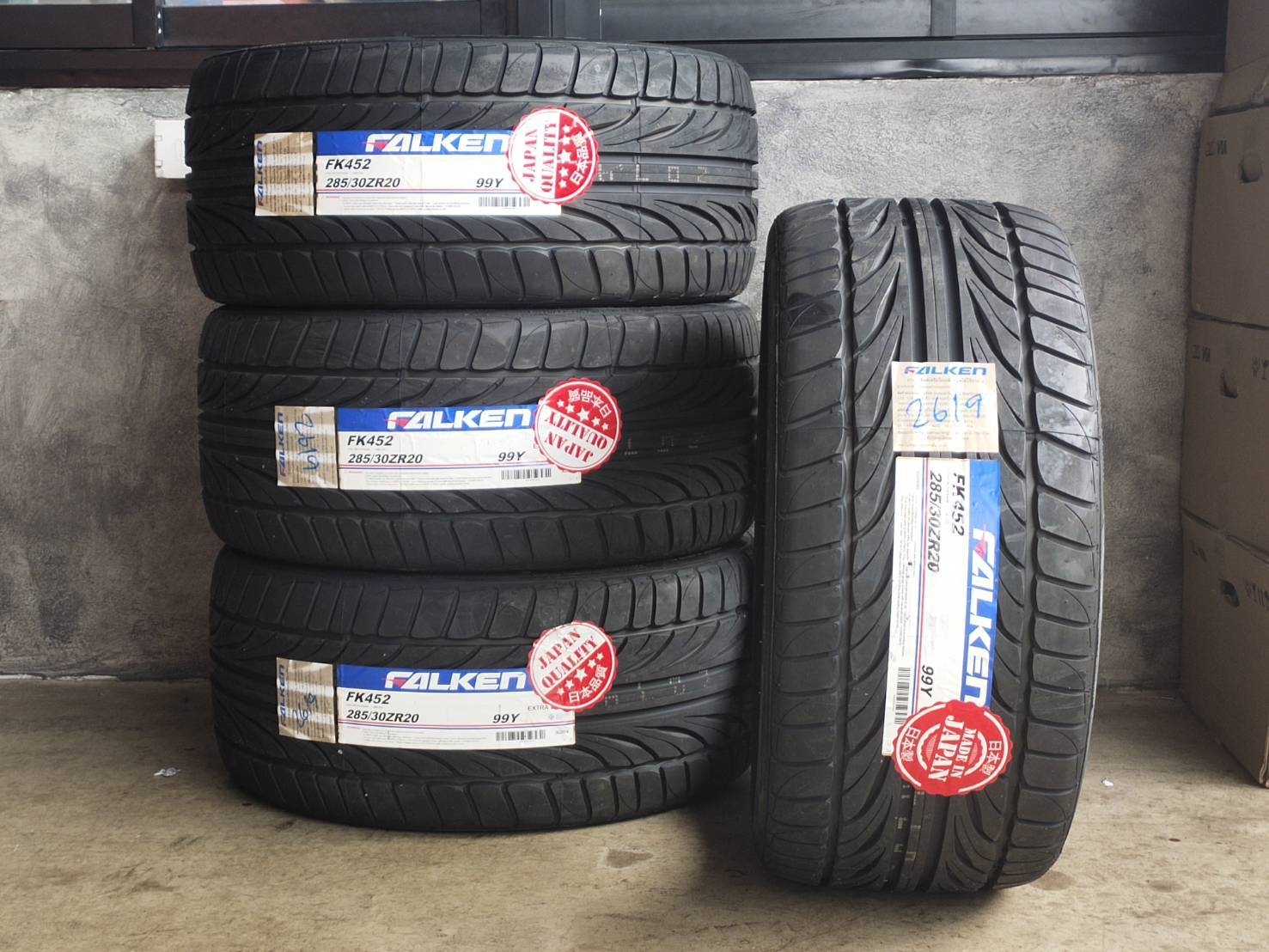 FALKEN 285/30ZR20 FK452 99Y MAXLOAD 775KG THAILAND