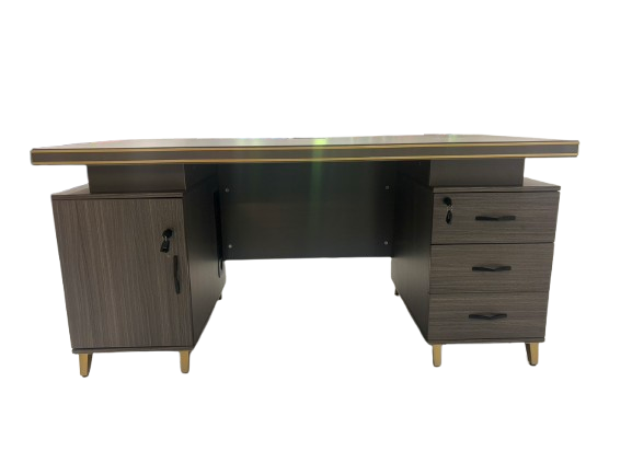 โต๊ะทำงานเมลามีน รุ่นฮิลตัน 4