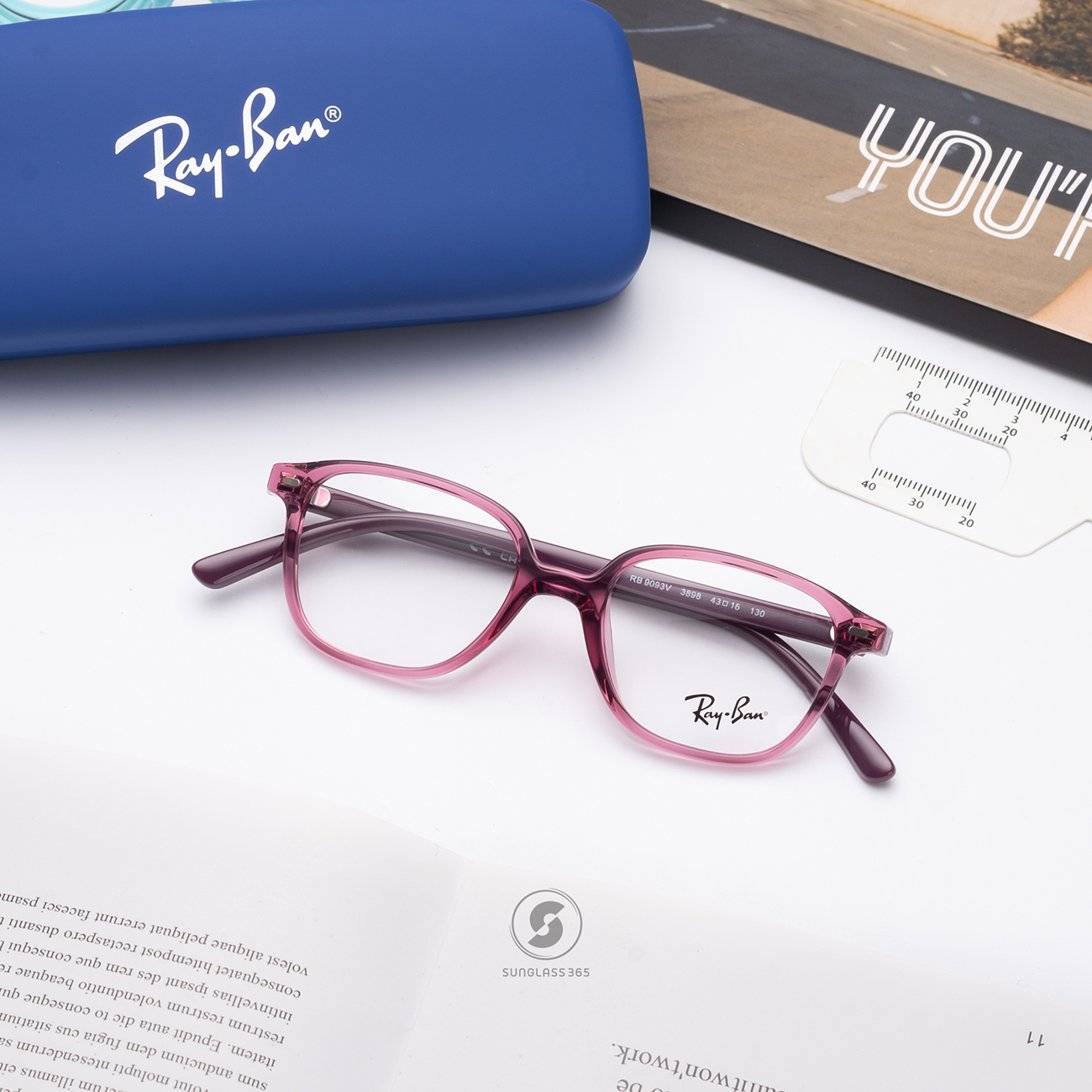 Ray-Ban RY9093V 3898 Transparent Pink