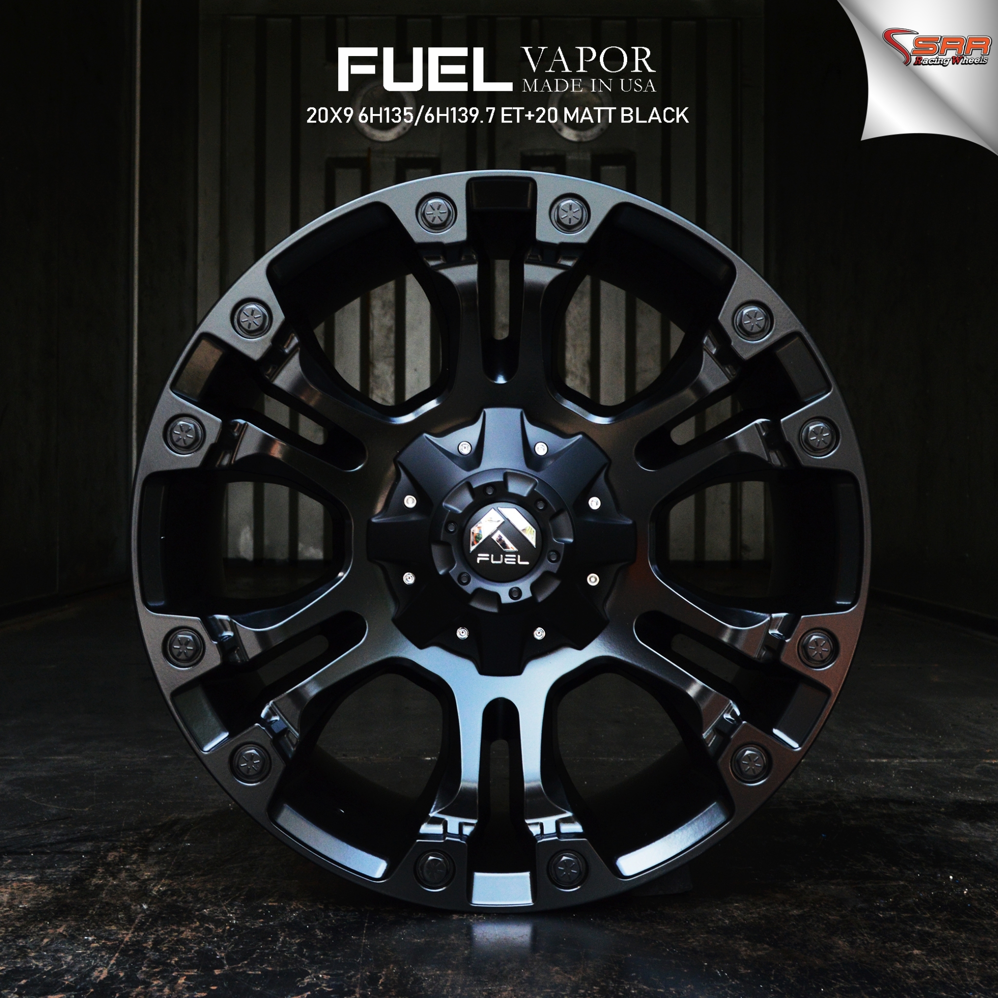 ล้อแท้ FUEL VAPOR 20พร้อมยาง BF KO2 275/55-20 ชุด 79900 ปกติ 120000 บาท