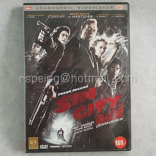 DVD ภาพยนตร์ฝรั่ง Sin City : ซินซิตี้ เมืองคนตายยาก