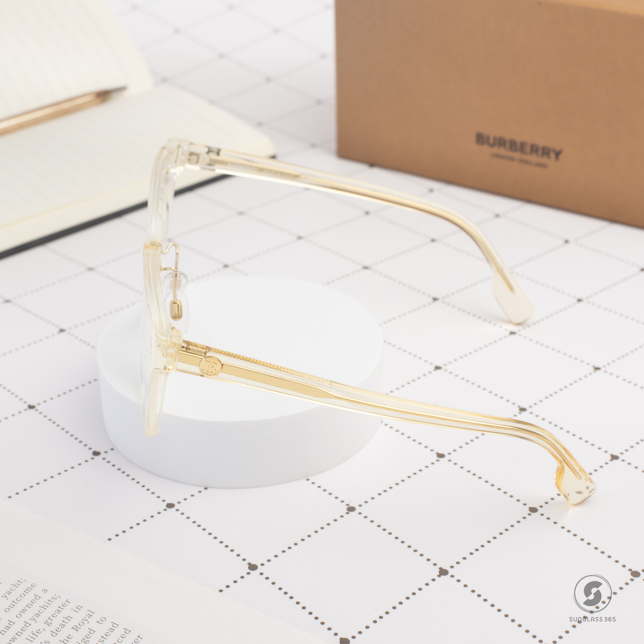 BURBERRY CAROLINE BE2345F 3852 Yellow