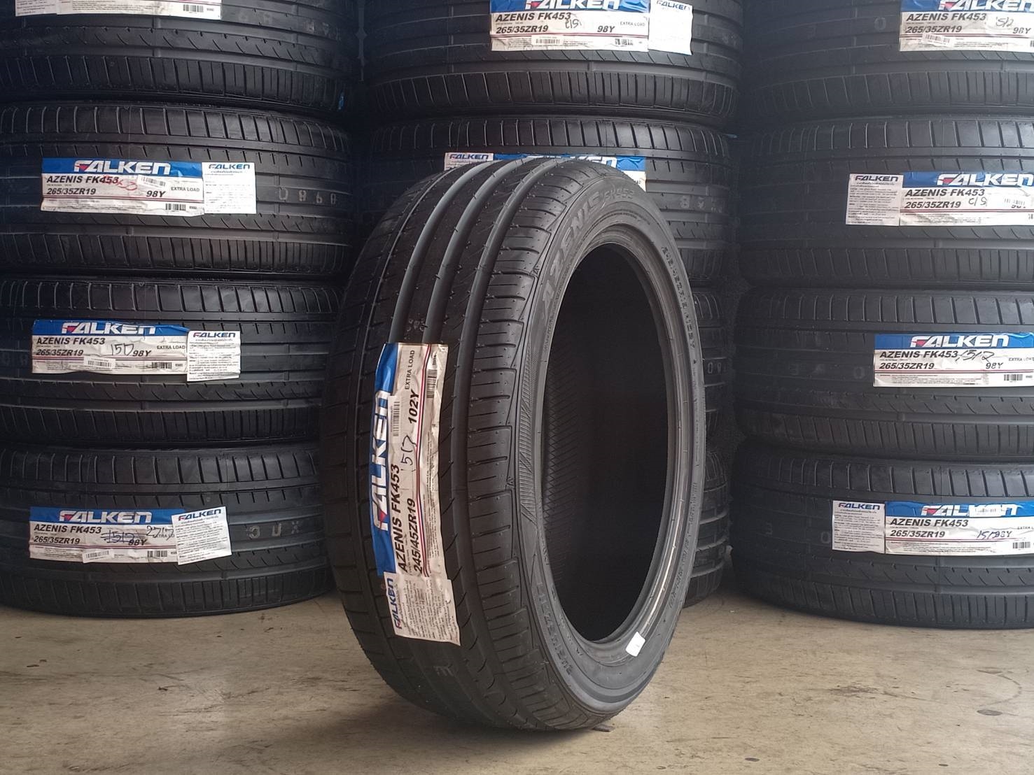 FALKEN FK453 245/45-19 เส้น 3900 ปกติ 9000 ปี17 ยางญี่ปุ่น