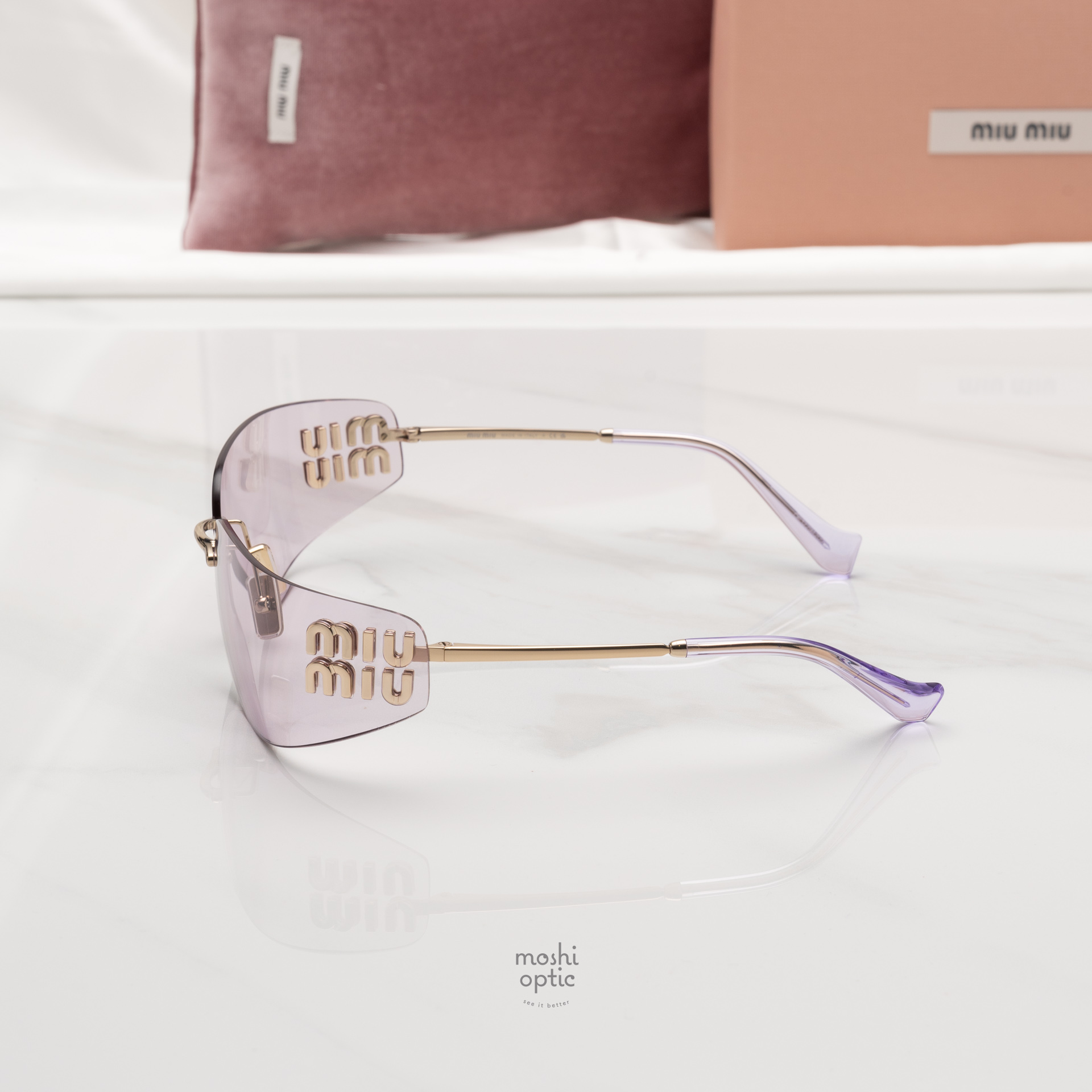 แว่นกันแดด Miu Miu MUA51S ZVN90O สำเนา