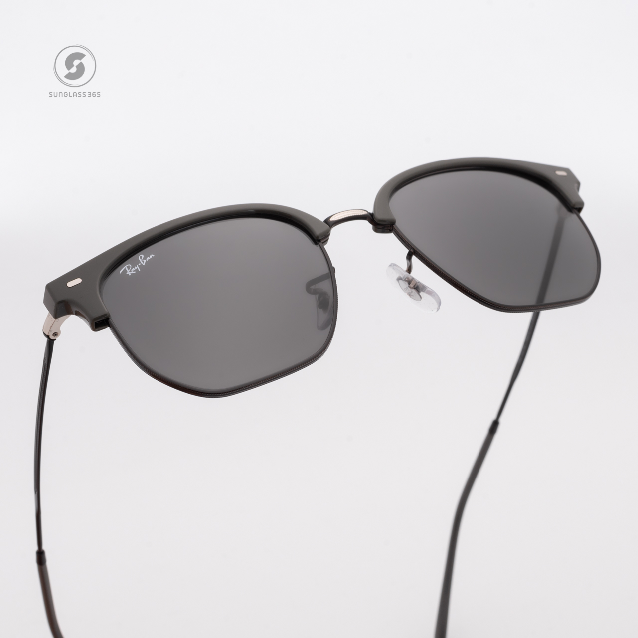 Ray-Ban New Clubmaster RB4416 6653B1 Grey on Black