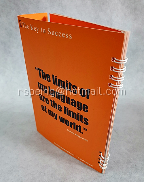 ปฏิทินตั้งโต๊ะ Boston Bright Language School 2014 (2557) Calendar Notebook 2014