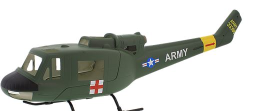 450- UH1B Army Drab(Green) with Belt Tail gear box
