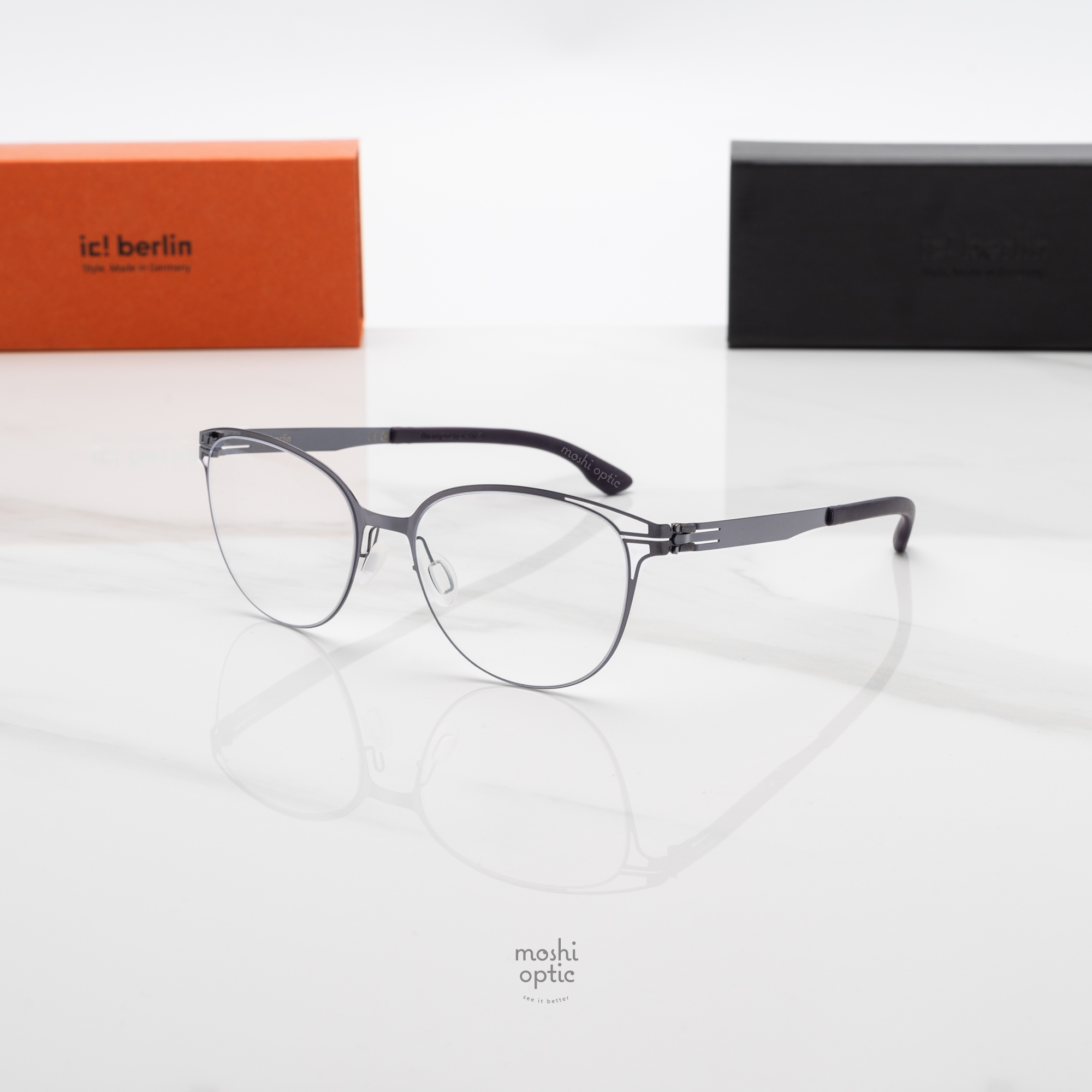 กรอบแว่น IC BERLIN Kiki Aubergine