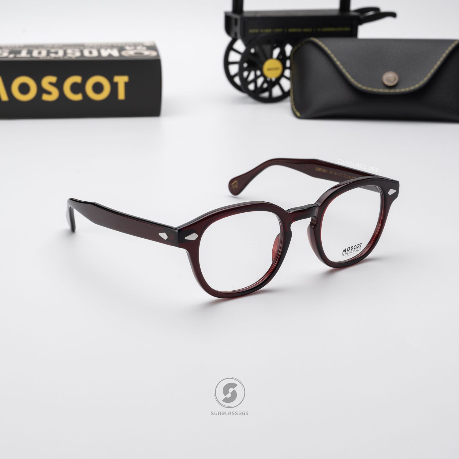แว่นสายตา Moscot Lemtosh Col. Burgundy