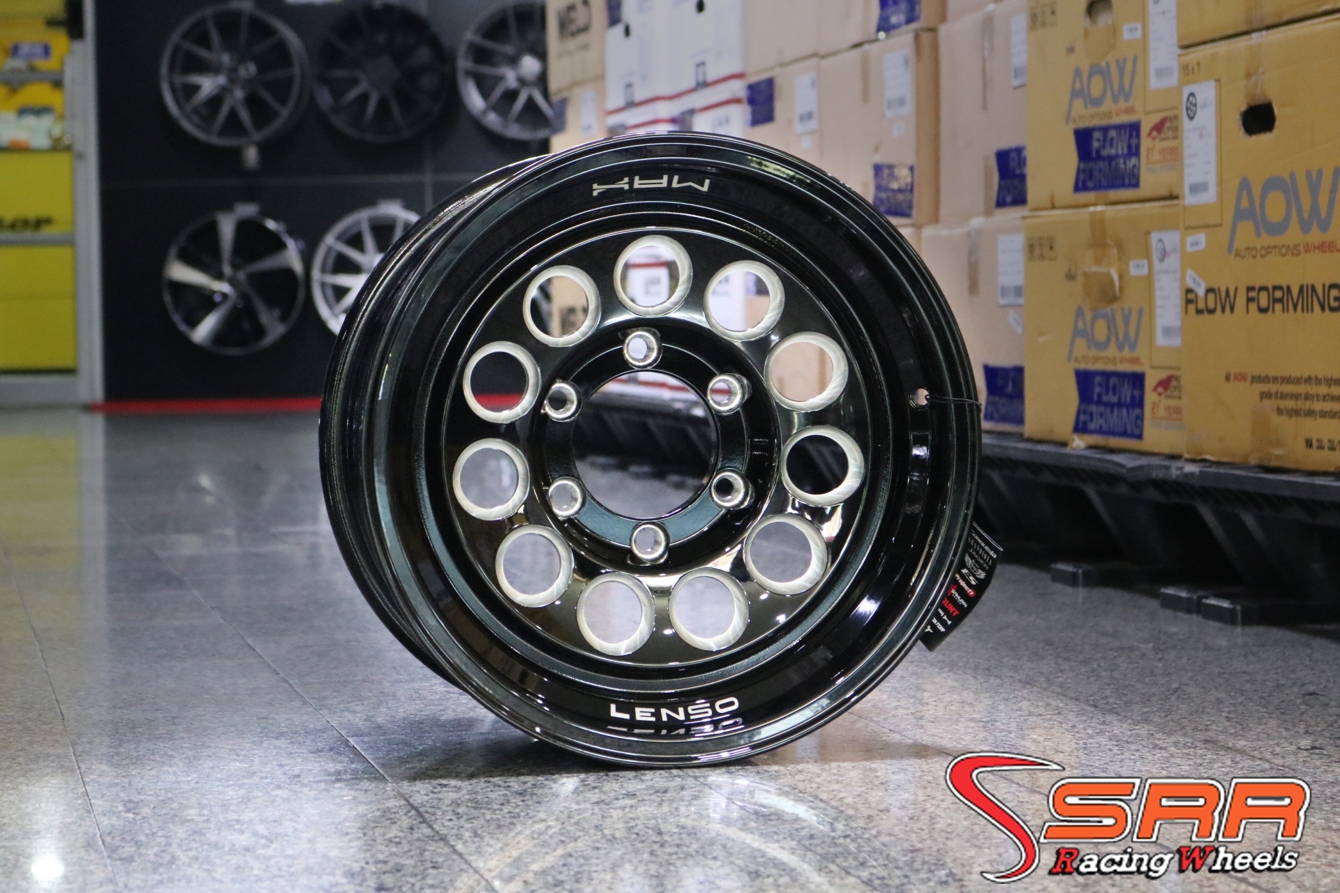 LENSO MAX-8 ขอบ16 ล้อแท้ กว้าง8.5 PCD6X139.7 offset+00