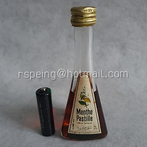 เหล้าขวดเล็ก เหล้าแท้ขวดแก้ว Giffard Angers Menthe Pastille