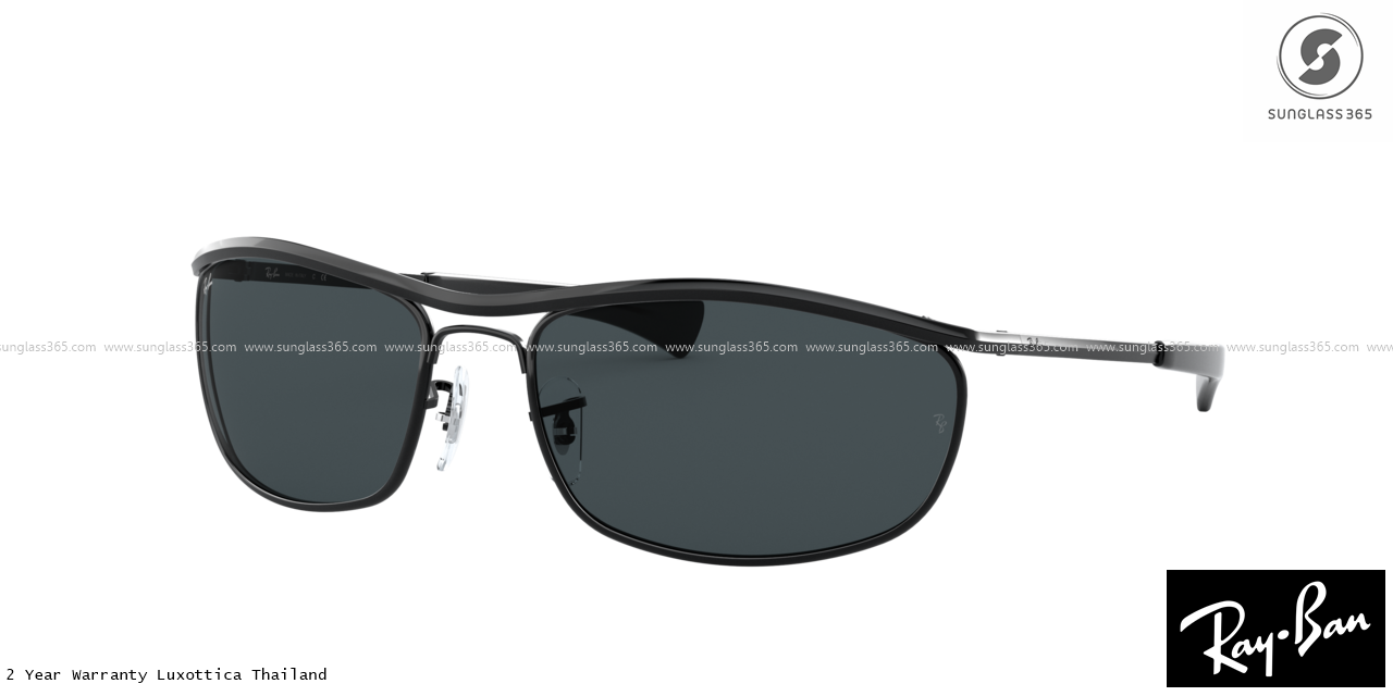 RayBan RB3119M Olypian I deluxe 002/R5 Black/Blue