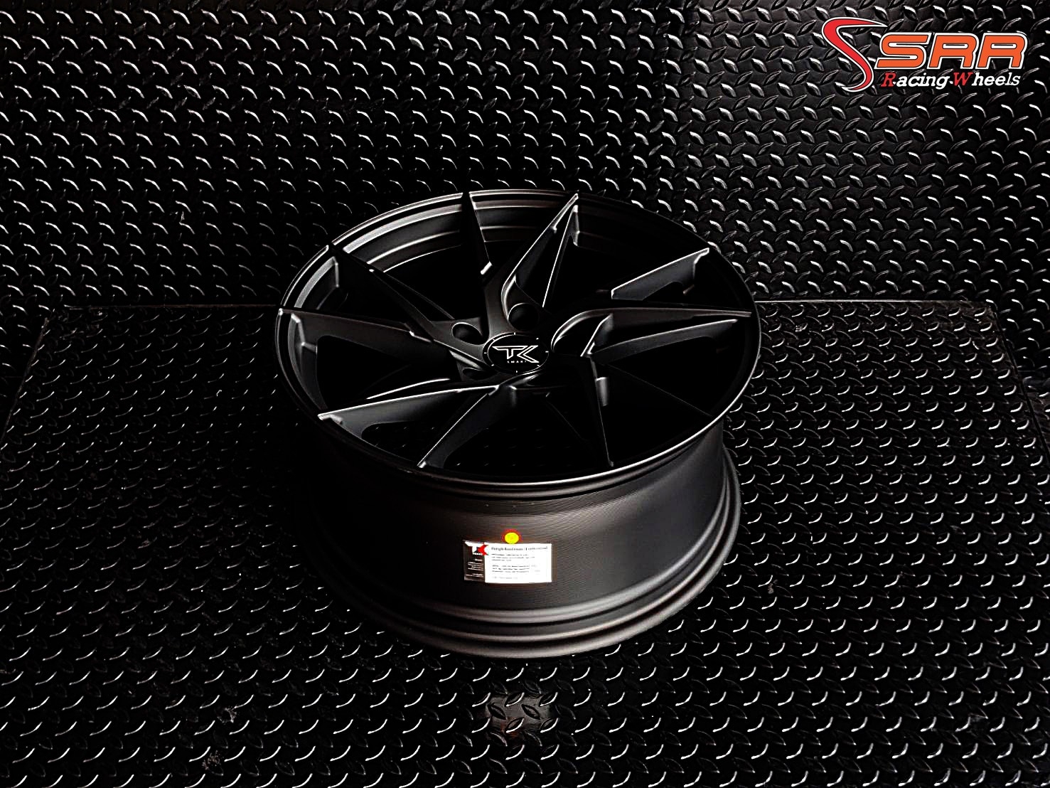 TKF01 18X8.5 5X112-114.3 35 BLACK-D4 (ดำด้าน)