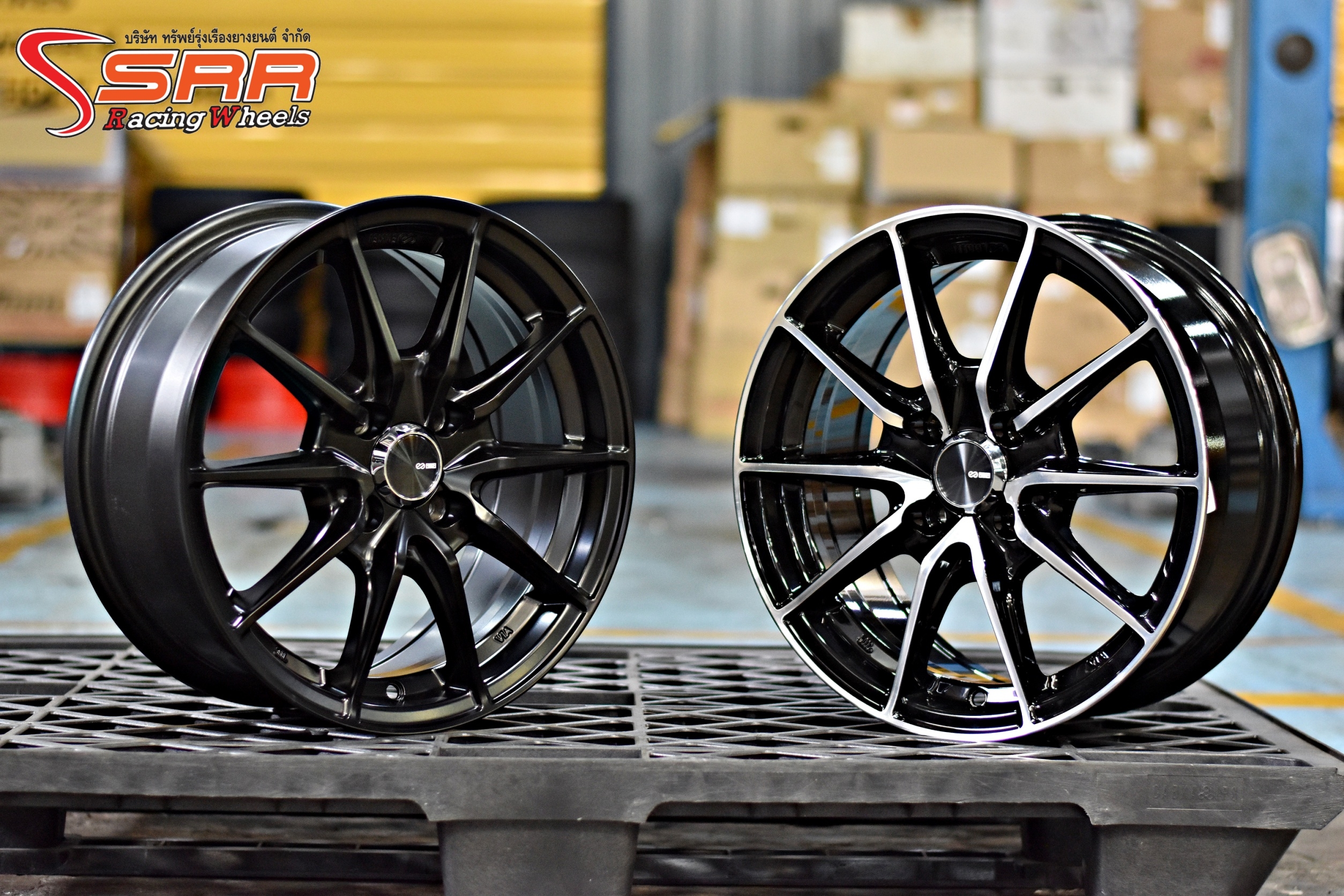 ENKEI DRACO ล้อแม็กซ์แท้ ขอบ15 กว้าง6.5 PCD4X100 offset+38