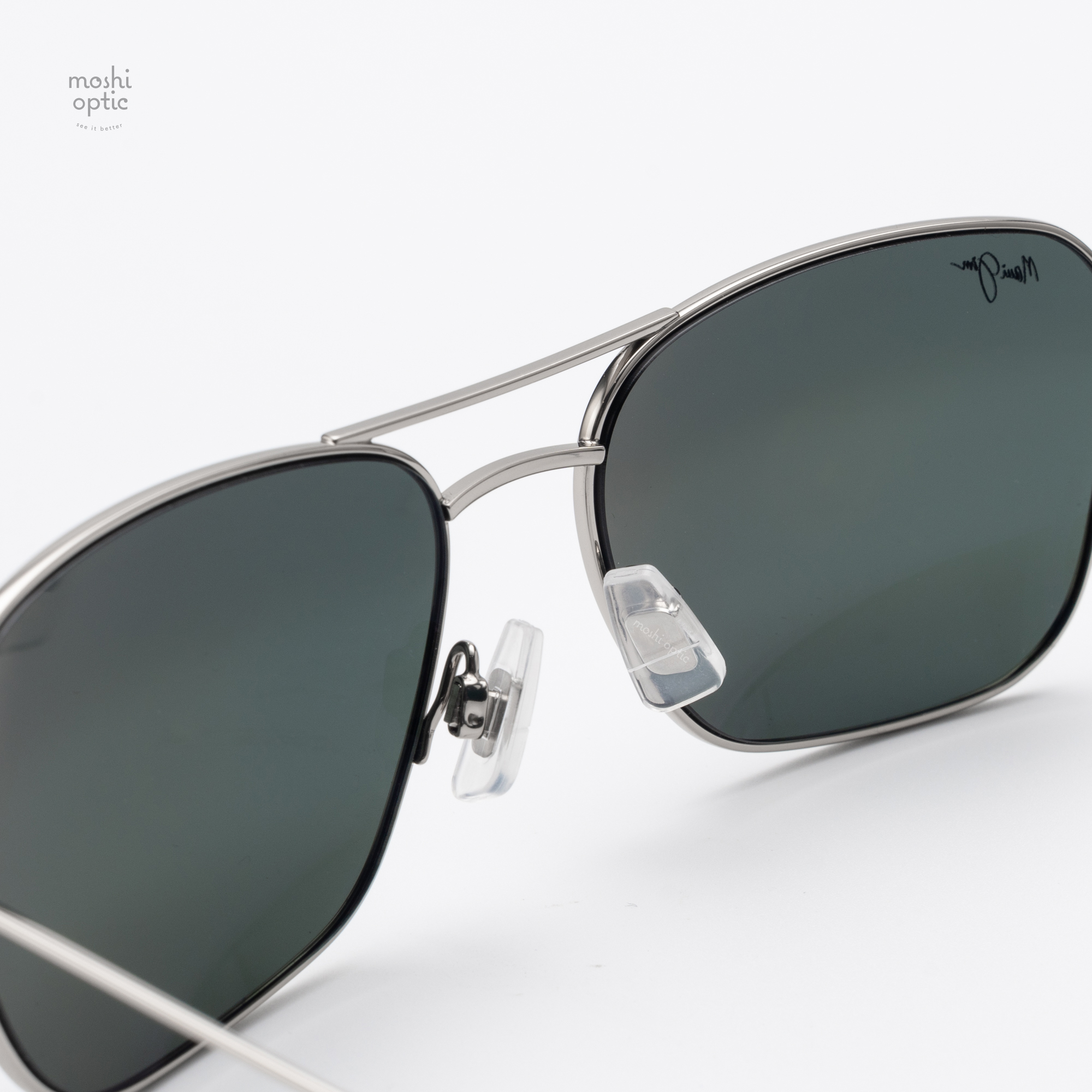 แว่นกันแดด Maui Jim Na'auao XL MJ H675 17 Neutral Grey Maui Pure
