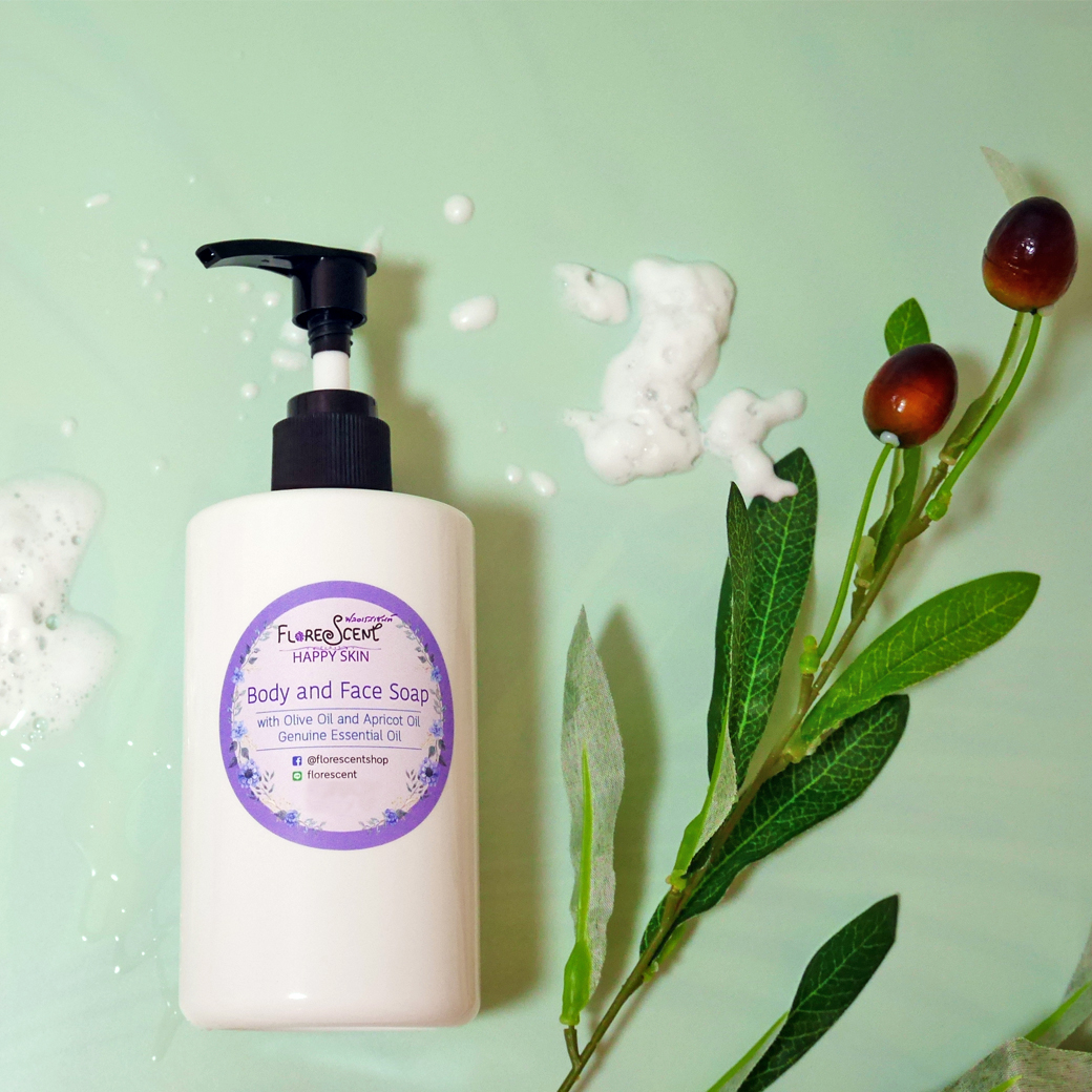 Body & Face Soap Olive Oil | สบู่กลีเซอรีน น้ำมันมะกอกธรรมชาติ ล้างหน้าและอาบน้ำ