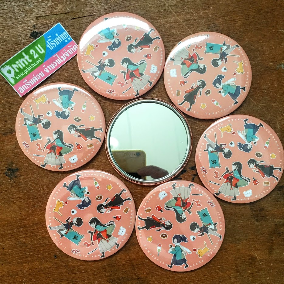 กระจกวงกลม รับผลิตกระจกวงกลม ของที่ระลึก