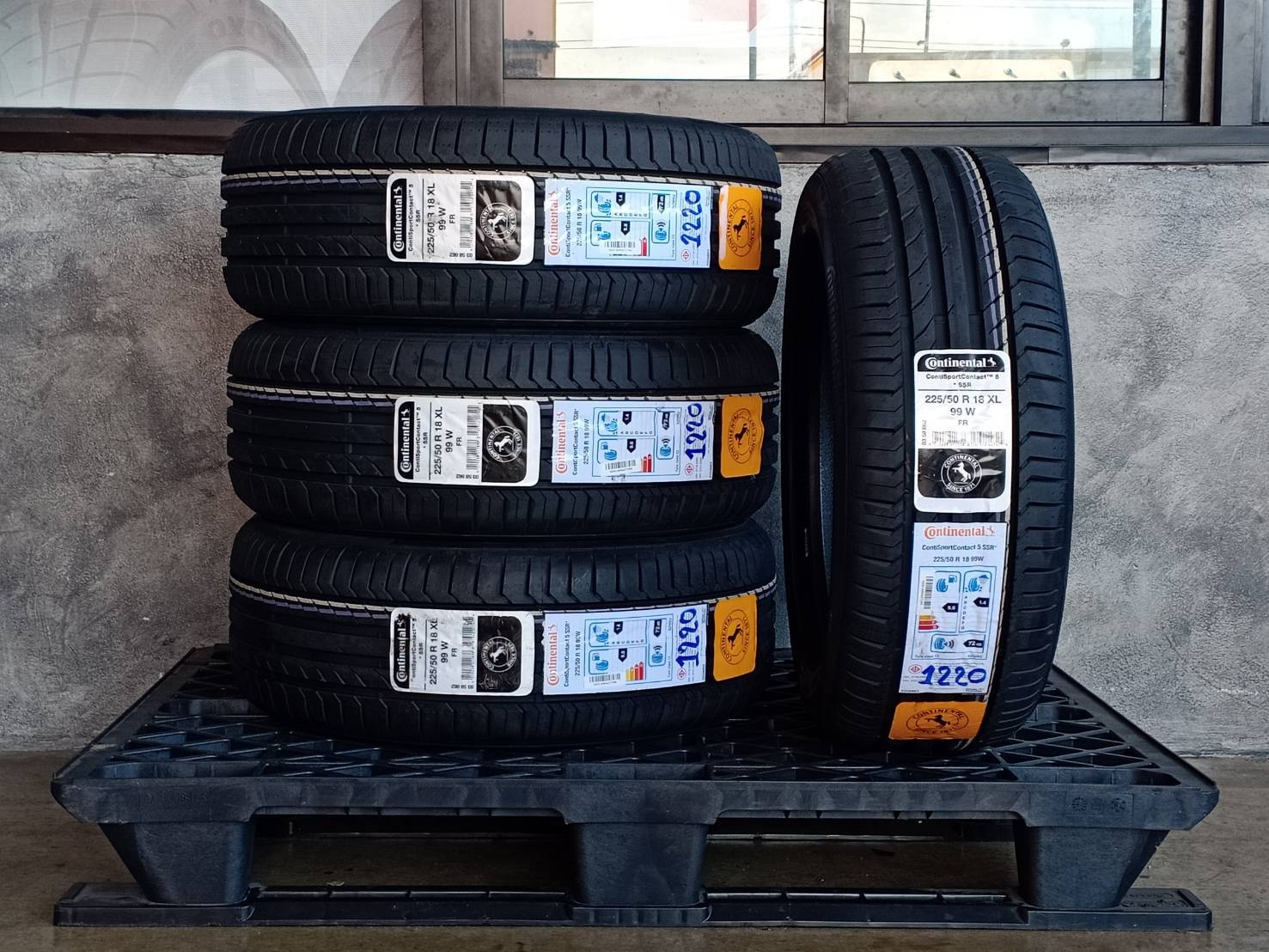 CONTINENTAL CONTACT 5 *SSR RUNFLAT