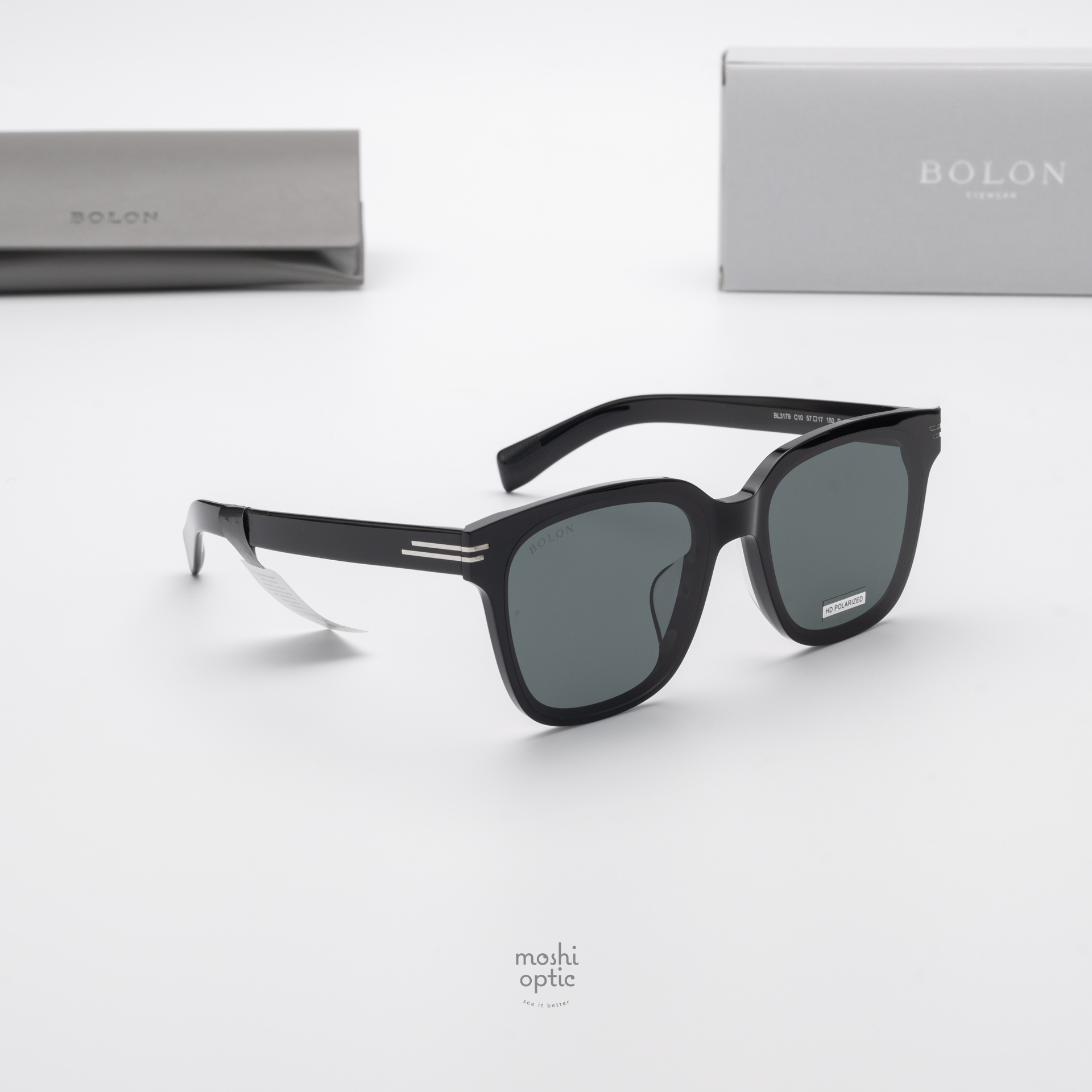 แว่นกันแดด BOLON รุ่น BL3179 Ximen C10 Gloss Black