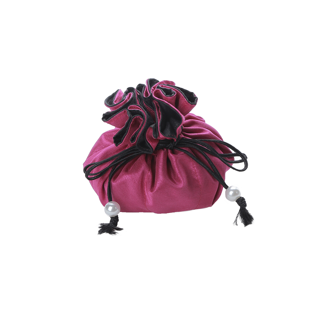 ถุงฟักทอง ฟรุ้งฟริ้ง สำหรับเก็บเครื่องประดับ ขนาดพกพา งานปราณีต