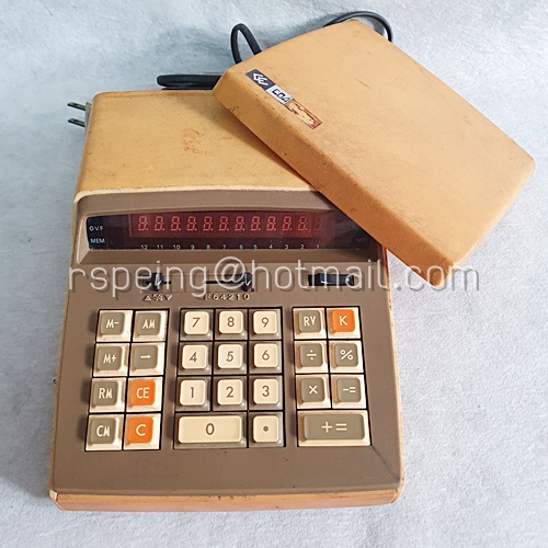 เครื่องคิดเลขตั้งโต๊ะวินเทจ หิ้วได้ Compex 12