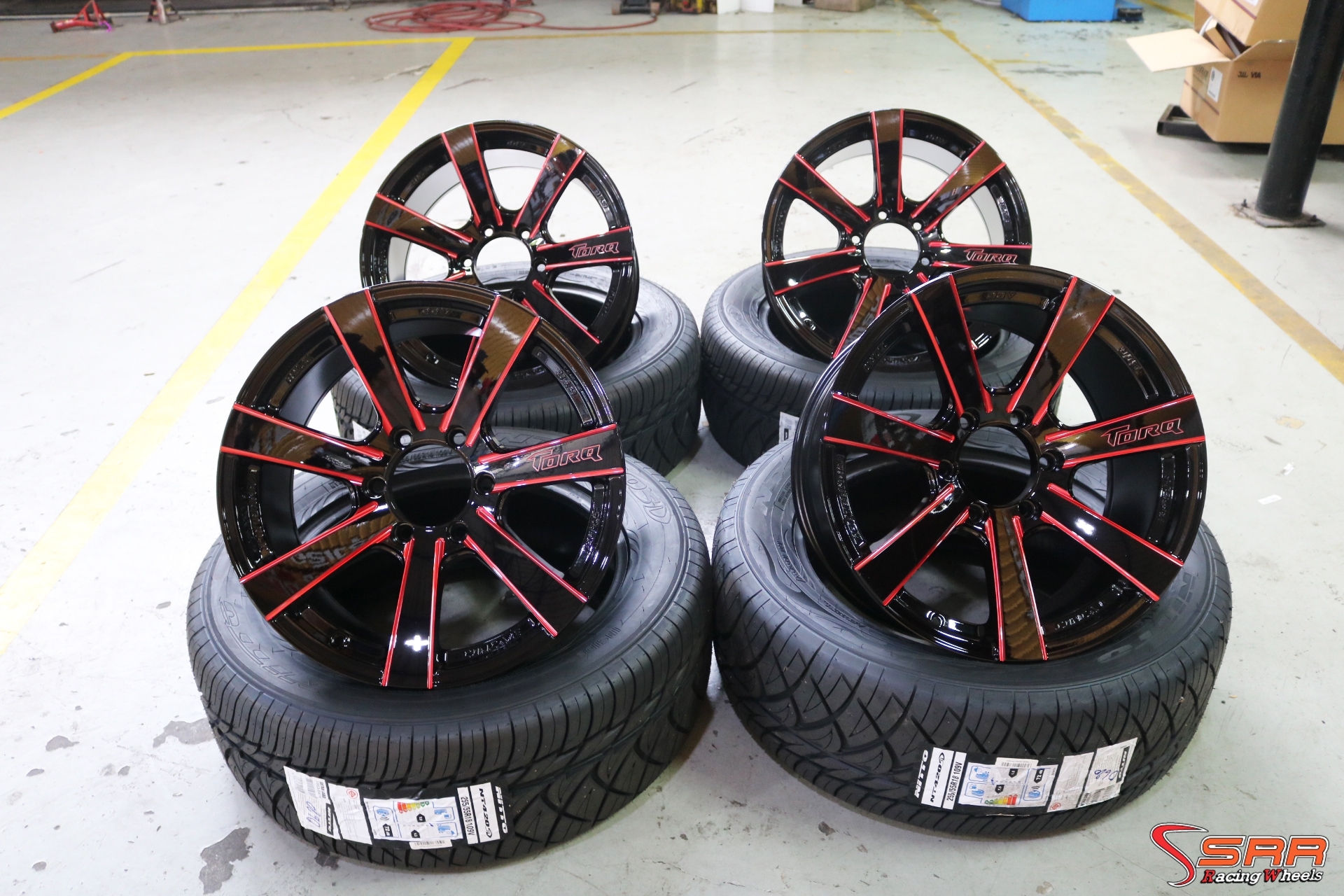 ล้อGTR ขอบ18 พร้อมยาง