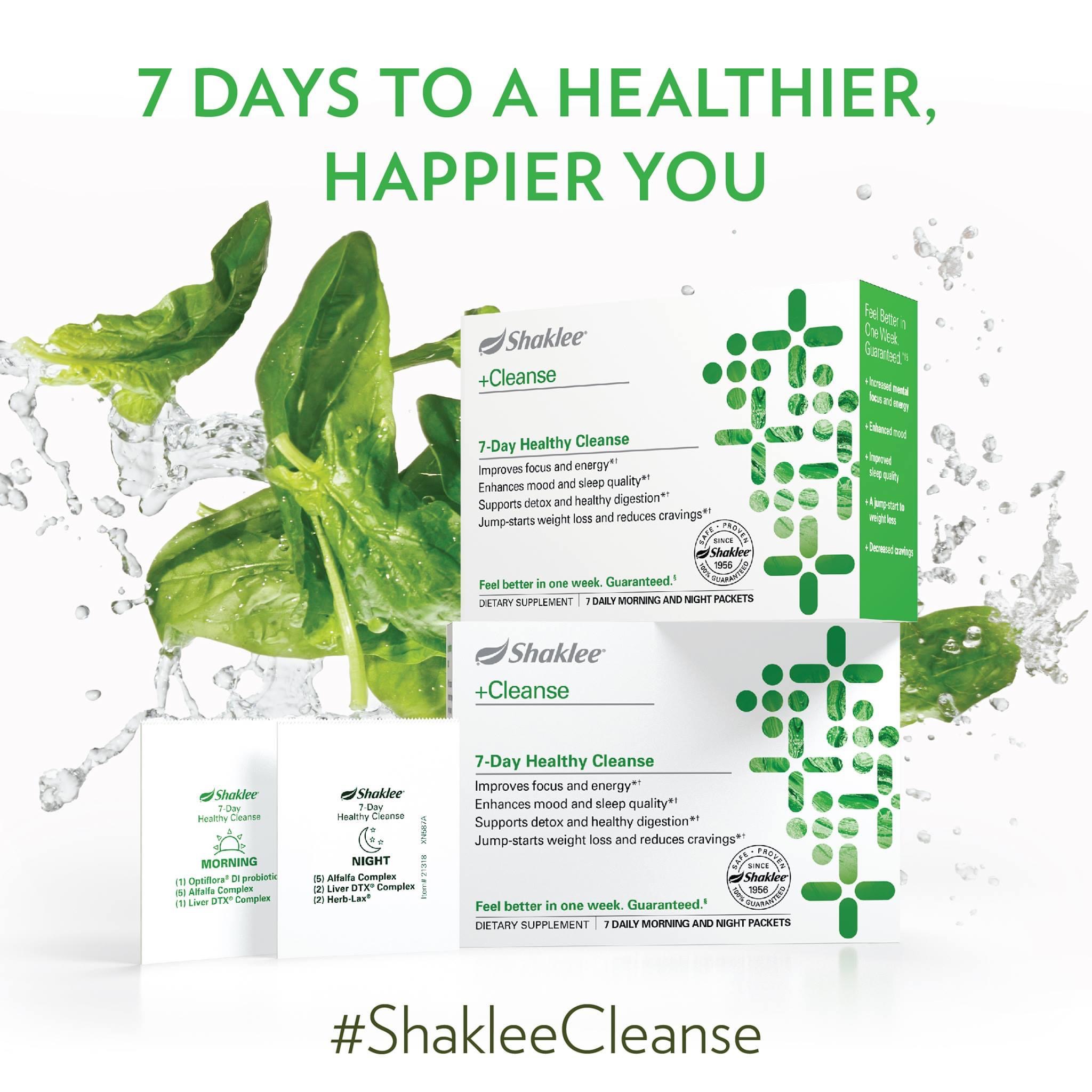 (พร้อมส่งในไทย) ลด 50%ตัวช่วยดีท็อกซ์ร่างกายและลำไส้ 7-Day Healthy Cleanse