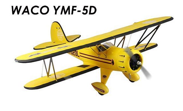 Dynam Waco Yellow 1270mm PNP Combo Set
