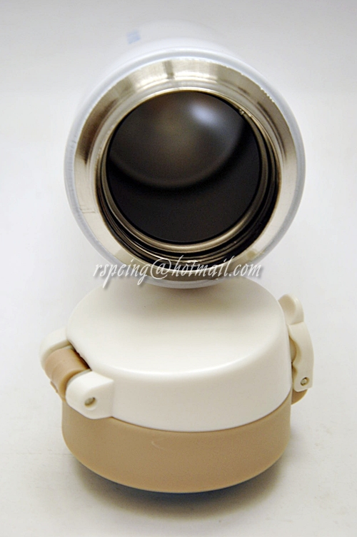 กระติกน้ำสแตนเลสสูญญากาศ-ร้อน-เย็น สีขาว Counter Service