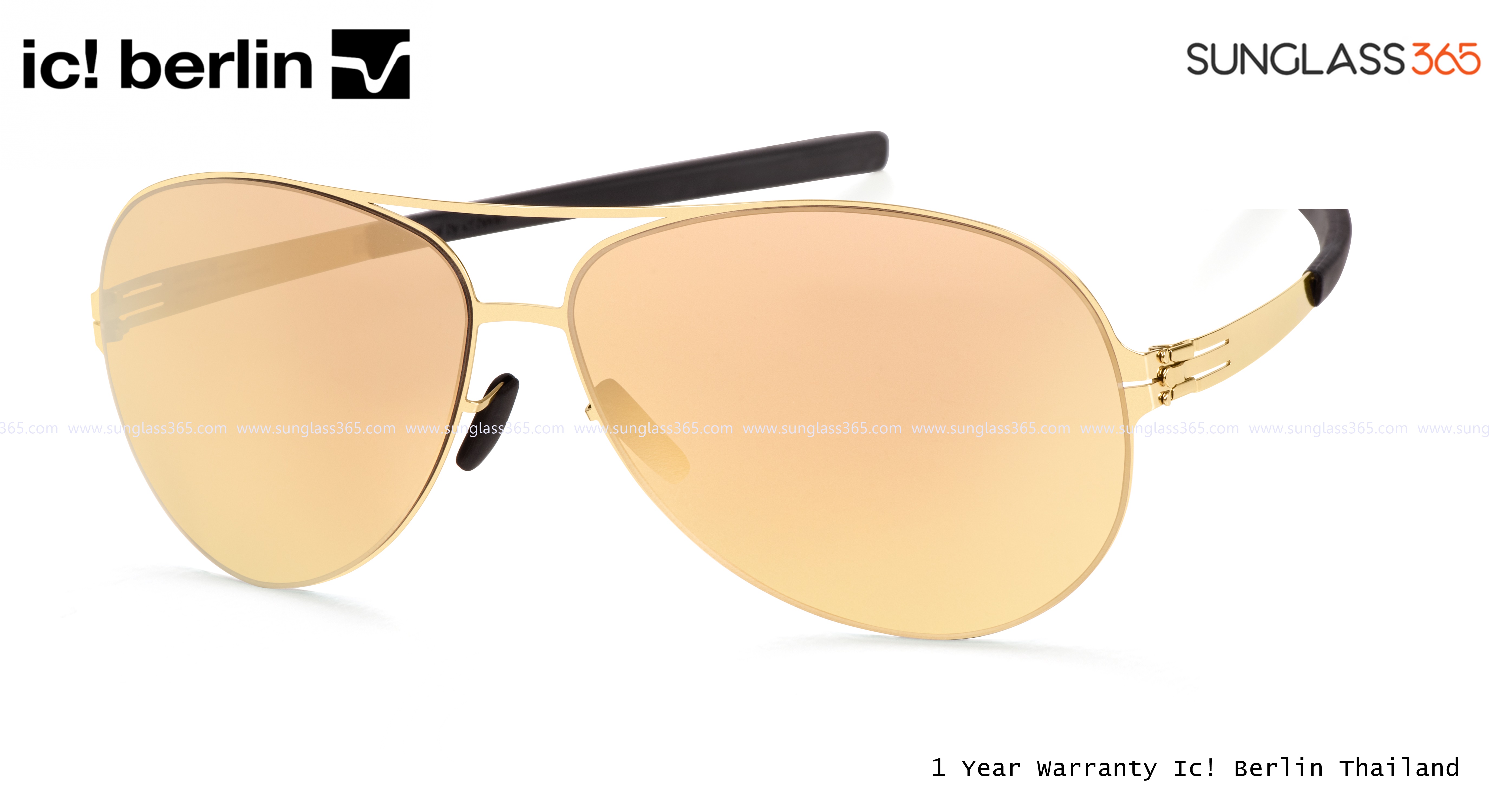 แว่นกันแดด IC BERLIN Raf S. Sun-Gold
