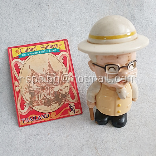 ฟิกเกอร์ Colonel Sanders The Legendary Chicken Expert ชุดนานาชาติ : ไทย