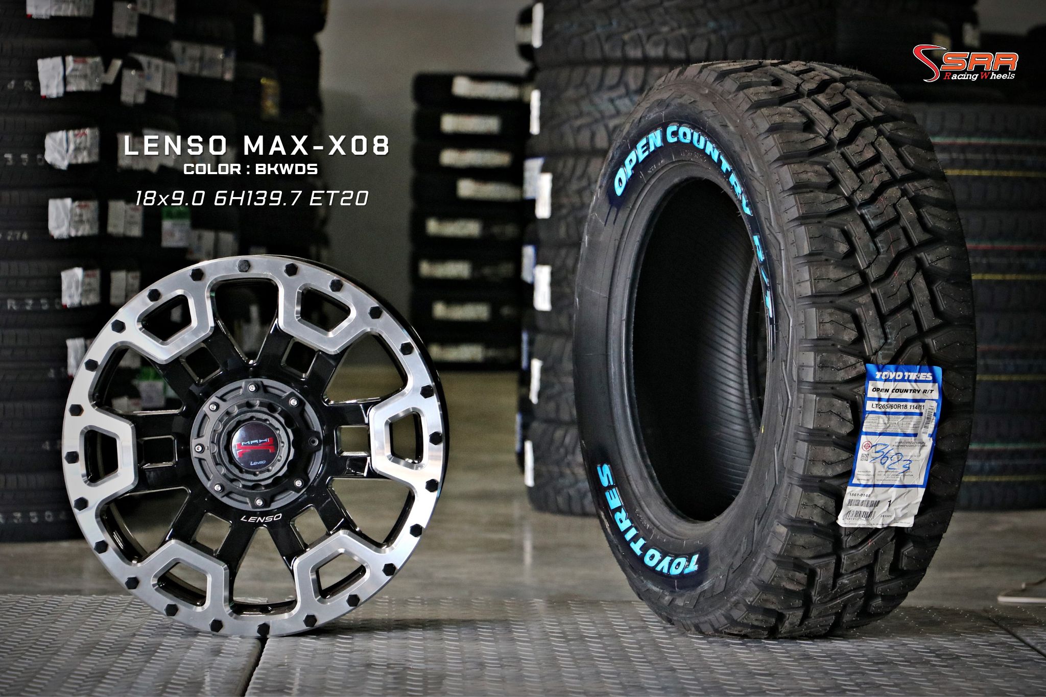 โปรโมชั่นล้อพร้อมยางขอบ18 สำหรับ รถกะบะ6รู และ รถSUV