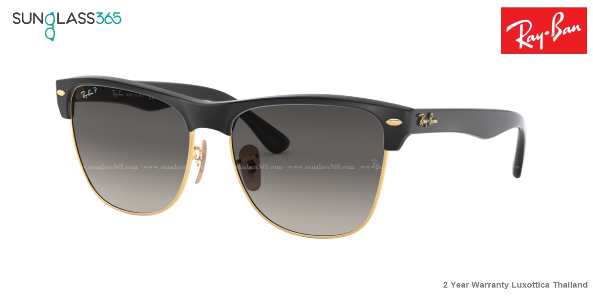 Ray-Ban RB4175 877/M3 DEMI GLOSS BLACK Grey Gradient Dark Grey - Pola