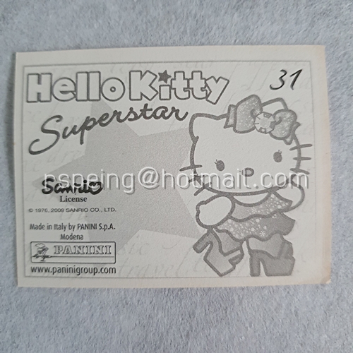 สติ๊กเกอร์ Panini Hello Kitty Superstar Collection 2010 No.31