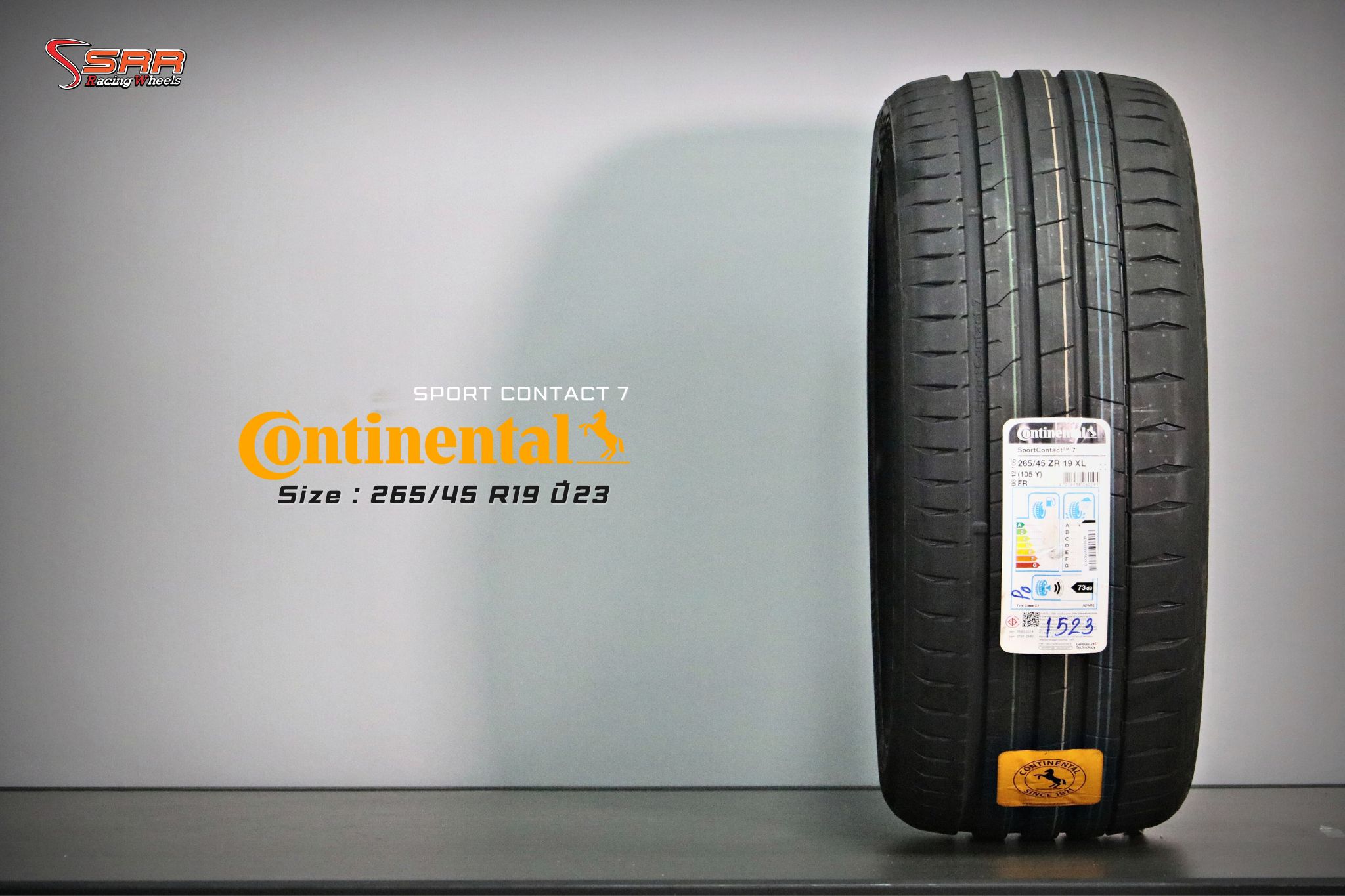CONTINENTAL SportContact 7 ขนาด 265/45R19 ปี2023