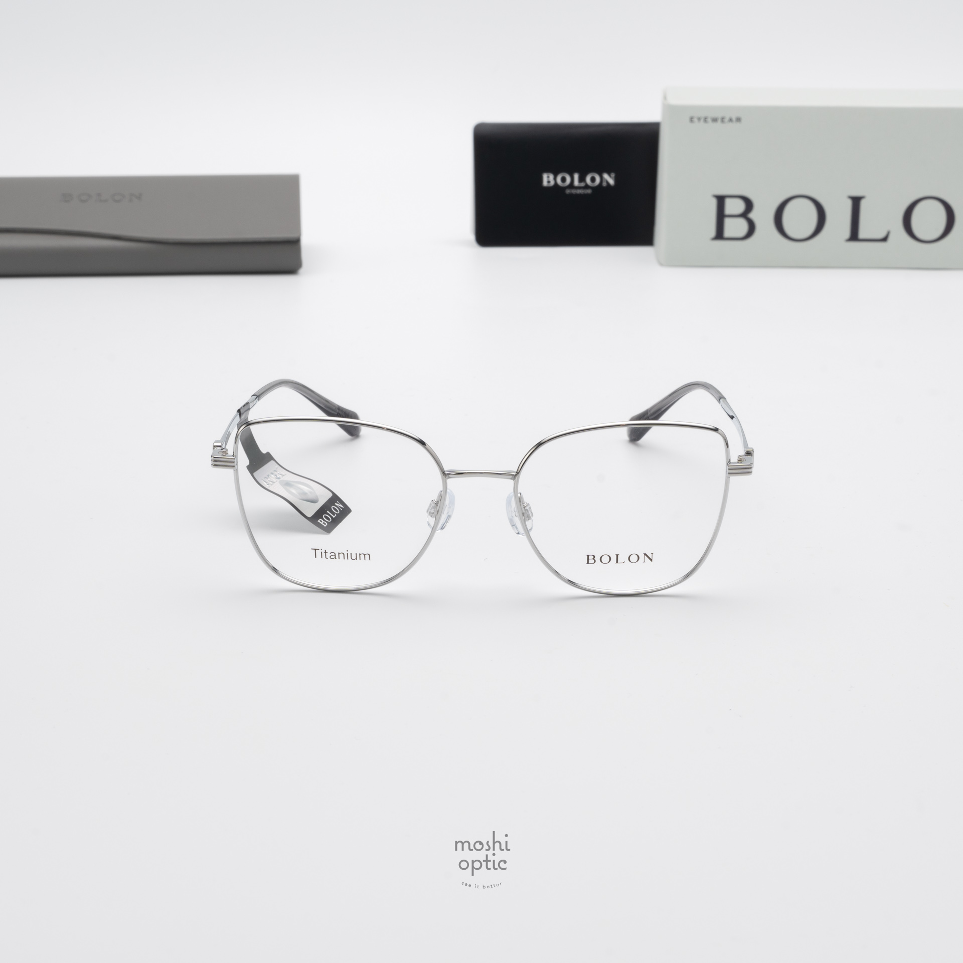 แว่นสายตา BOLON รุ่น Riga BA7030 B90 Silver