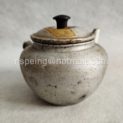 กาน้ำอลูมิเนียมวินเทจทรงกลมขนาดเล็ก