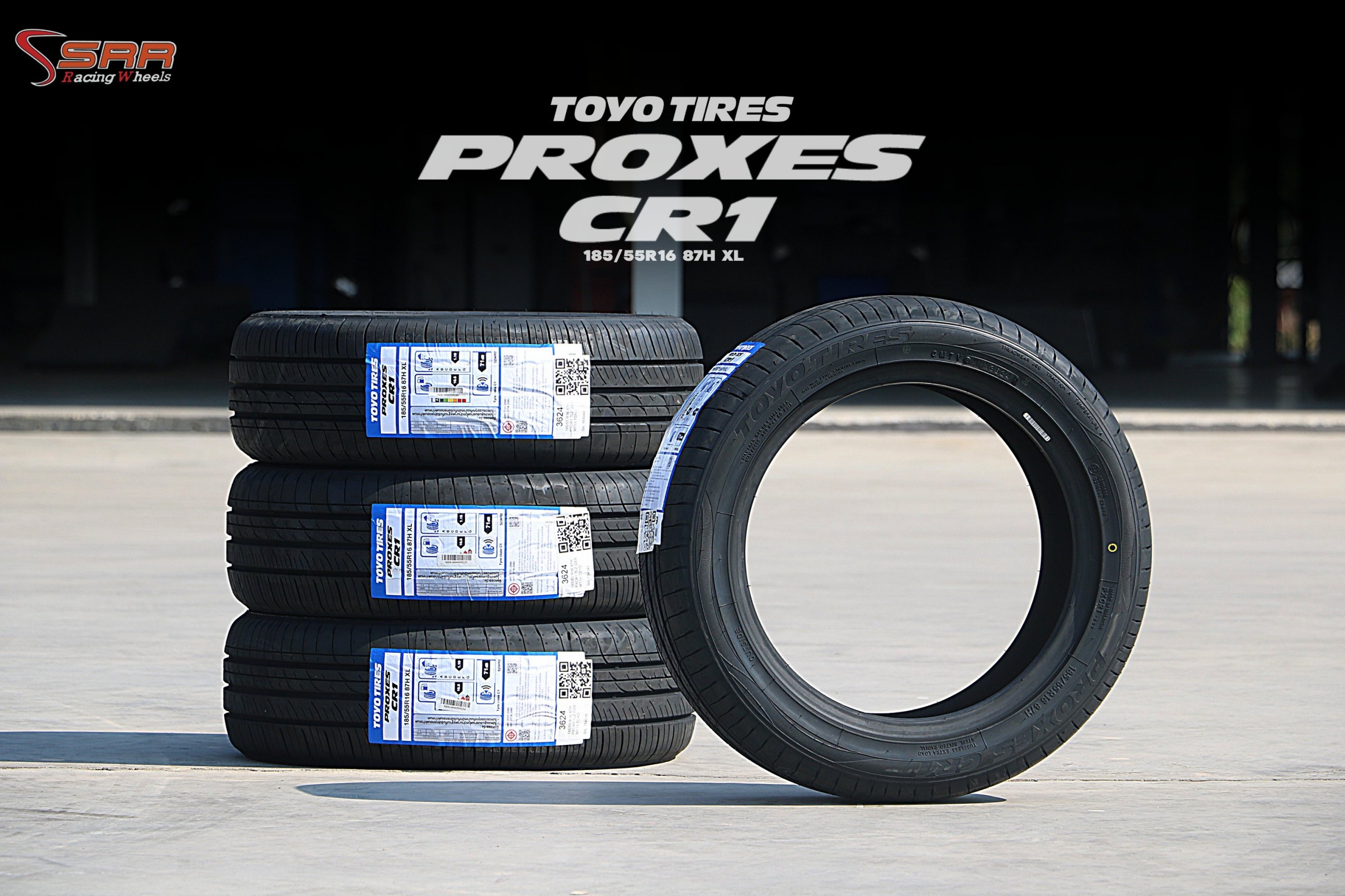 TOYO PROXES CR1 ขนาด 185/55R16 ปี2024